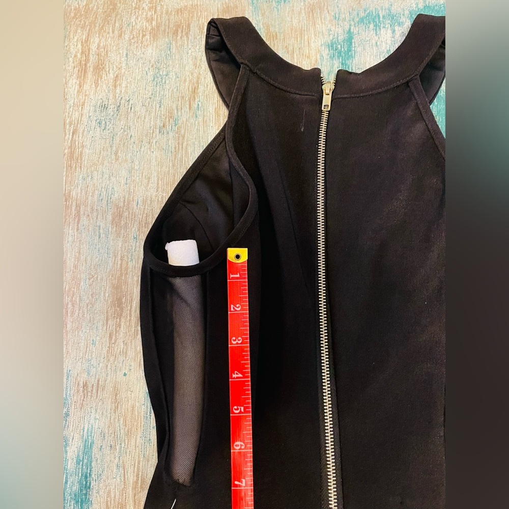 NWT Small Black and Rhinestone Cocktail/Evening-wear Dress - Picture 9 of 12